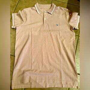 American Eagle men’s medium polo shirt in dusty rose pink